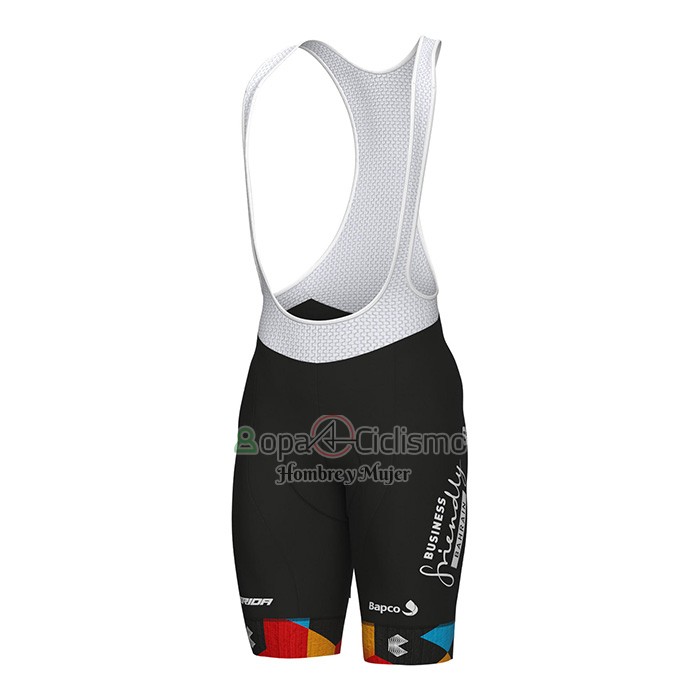 Bahrain Victorious Ropa Ciclismo Culotte Corto 2022 Mangas Cortas Rojo